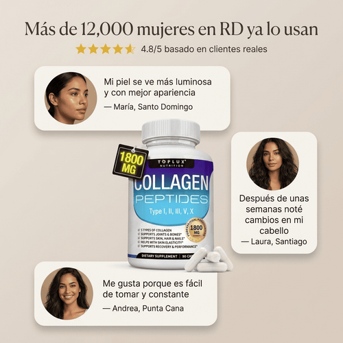 RevitaGlow Collagen — Recupera la vitalidad de tu piel, cabello y uñas