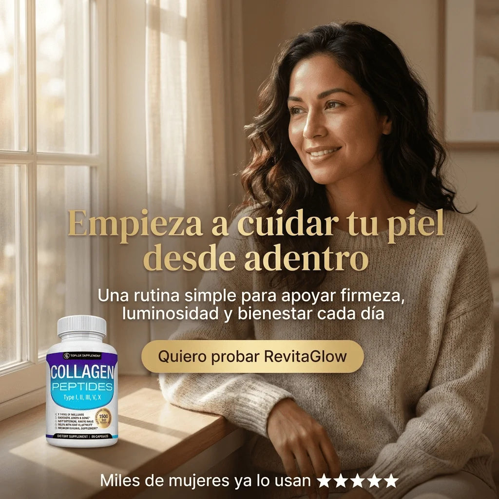 RevitaGlow Collagen — Recupera la vitalidad de tu piel, cabello y uñas