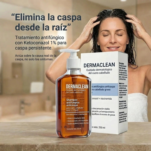 DERMACLEAN – Shampoo Antifúngico Anticaspa